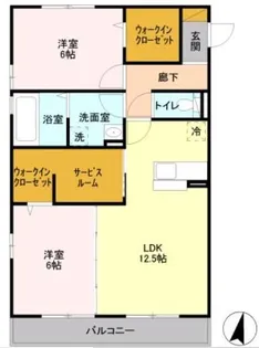 グレイス A【3階】の間取り