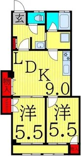 三家第1ビル【7階】の間取り