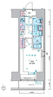 ジェノヴィア南砂町スカイガーデン【14階】の間取り