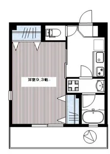 リバーリオフルヤ【1階】の間取り