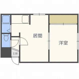 サーティーンハイツ【2階】の間取り