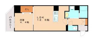 E-C’est bien灘【4階】の間取り