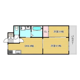 中川マンション【1階】の間取り