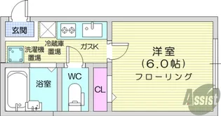 ホワイト・ハウス【1階】の間取り