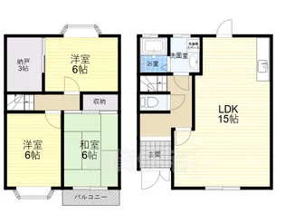 NSハイツB棟【1階】の間取り