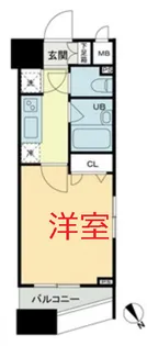 クロスレジデンス蒲田【3階】の間取り