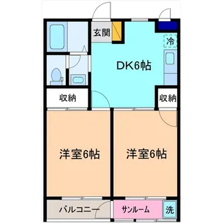 コンフィデンス糸田【3階】の間取り