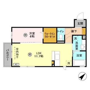 パークドオートム A【2階】の間取り