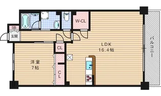 ソル グランデ【5階】の間取り