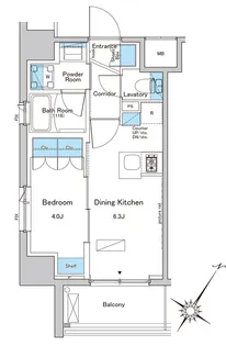 ルフォンプログレ南大塚【9階】の間取り