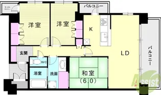 willDo西明石【3階】の間取り