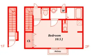 S・ますみ【1階】の間取り