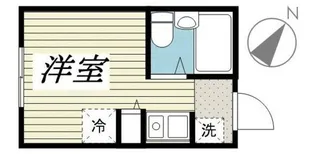 アミューズ上高田II【1階】の間取り