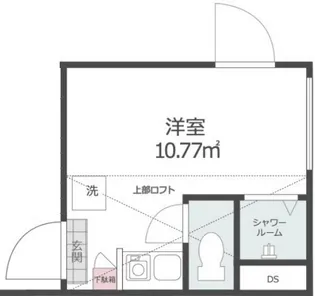 ノースヒル新宿ウエスト【2階】の間取り