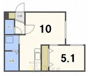 ESTOR NANGO【4階】の間取り