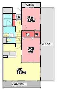 コーポエトワール【4階】の間取り