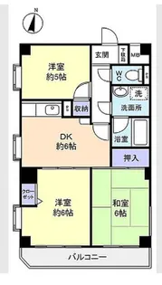 グランディオ・ウエノ【2階】の間取り