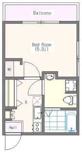 フィオーレ清水【2階】の間取り