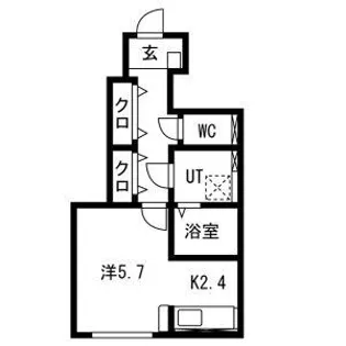 ルミエールIII【1階】の間取り