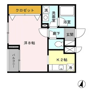 サンフローラ【2階】の間取り