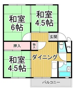 伊丹池尻1号棟【3階】の間取り