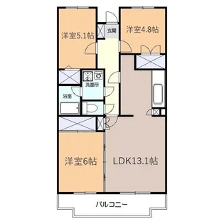 エスポアール高森【2階】の間取り