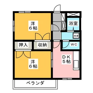 エクアールA【3階】の間取り
