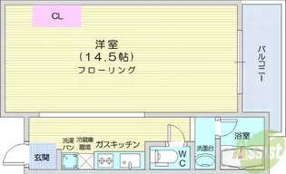 AXiS【5階】の間取り