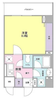 ルミエール門前仲町【4階】の間取り