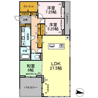 マーキュリー グラシア【2階】の間取り