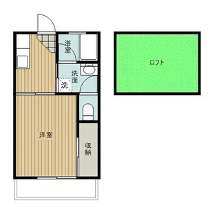 コスモハイツPart2【2階】の間取り