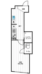 Latias高田馬場【4階】の間取り