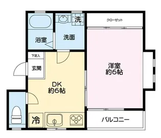Gハウス町屋【2階】の間取り
