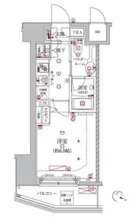 クレイシア大井町【6階】の間取り