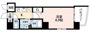 GRACECOURT上八丁堀【5階】の間取り