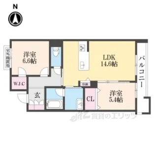 モノリスKG55【2階】の間取り