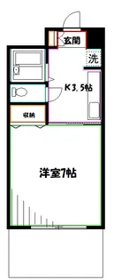 ユーキサンハイツ【1階】の間取り