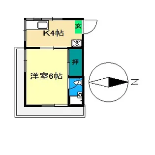 S Gビル【4階】の間取り