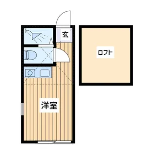 ユナイト川崎エスパーニャ【2階】の間取り