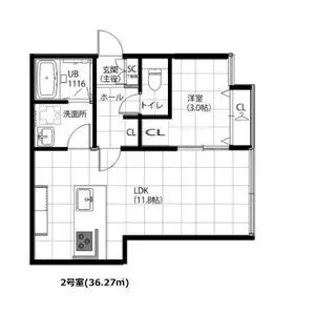 Verdure ヴェルデュール【2階】の間取り
