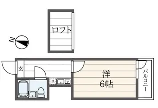 パロット弘明寺【2階】の間取り