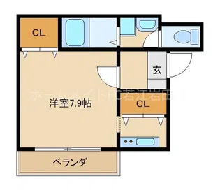 メゾングローブ【2階】の間取り