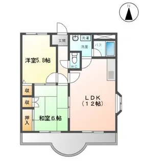 コンフォース【1階】の間取り