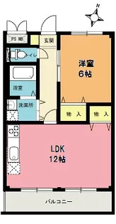 メゾンファミール【1階】の間取り