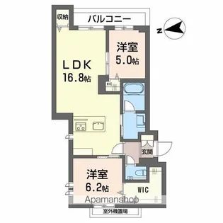 Forena【2階】の間取り