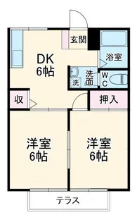 サンフェリカC【1階】の間取り