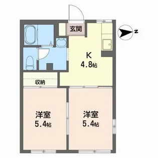 ディアス泉【1階】の間取り