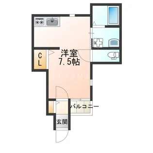 エターナルシー大観町【1階】の間取り