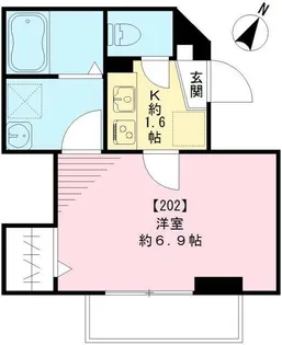 パナーノ北千住【2階】の間取り