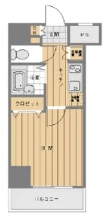 スカイコート・ヴィーダ五反田WEST【9階】の間取り